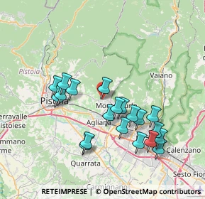 Mappa Via IV Novembre, 51037 Montale PT, Italia (7.4015)