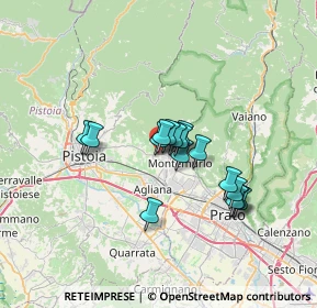 Mappa Via IV Novembre, 51037 Montale PT, Italia (5.10063)