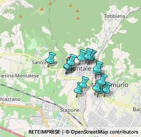 Mappa Via Francesco Petrarca, 51037 Montale PT, Italia (1.23706)