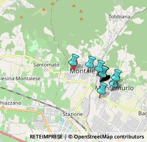 Mappa Via IV Novembre, 51037 Montale PT, Italia (1.58588)