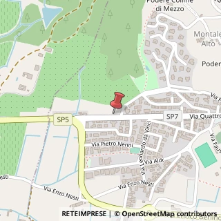 Mappa Strada Provinciale 7 Montalese, 105, 51037 Montale, Pistoia (Toscana)