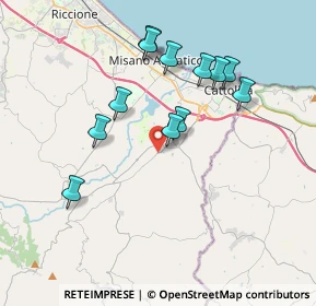 Mappa Via Ferrara, 47842 San Giovanni In Marignano RN, Italia (3.5875)