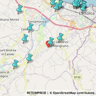 Mappa Via Ferrara, 47842 San Giovanni In Marignano RN, Italia (3.5215)