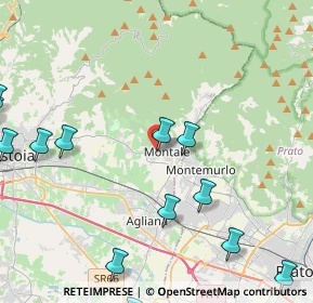 Mappa Strada Provinciale 7 Montalese, 51037 Montale PT, Italia (6.01308)