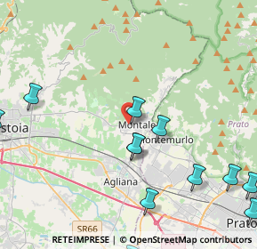 Mappa Strada Provinciale 7 Montalese, 51037 Montale PT, Italia (5.69333)