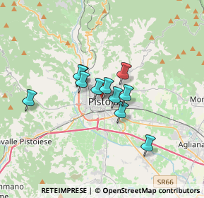 Mappa Via de' Rossi, 51100 Pistoia PT, Italia (2.31091)