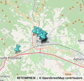 Mappa Via del Carmine, 51100 Pistoia PT, Italia (1.04091)