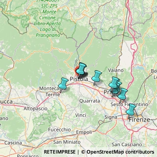 Mappa Via del Carmine, 51100 Pistoia PT, Italia (11.45333)