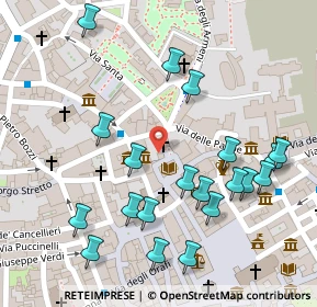 Mappa Piazzetta Scuole Normali, 51100 Pistoia PT, Italia (0.1435)