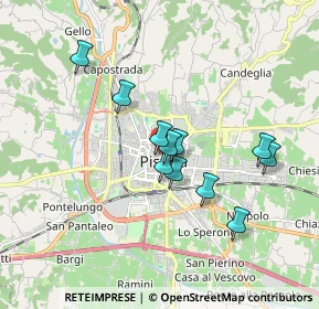 Mappa Via de' Rossi, 51100 Pistoia PT, Italia (1.48545)