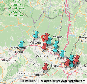 Mappa Via di Selvatana, 51100 Pistoia PT, Italia (17.40824)