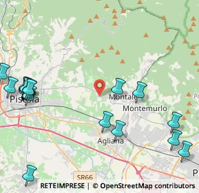 Mappa Via di Selvatana, 51100 Pistoia PT, Italia (6.1045)