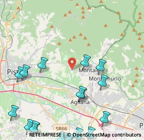 Mappa Via di Selvatana, 51100 Pistoia PT, Italia (6.6435)