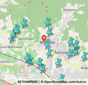 Mappa Via Eugenio Montale, 51037 Montale PT, Italia (2.4695)