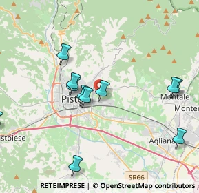 Mappa Via Bure Vecchia Nord, 51100 Pistoia PT, Italia (4.31182)