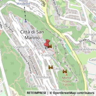 Mappa Salita Alla Rocca, 10, 47890 San Marino di Urbino SM, Italia, 47890 Verucchio, Rimini (Emilia Romagna)
