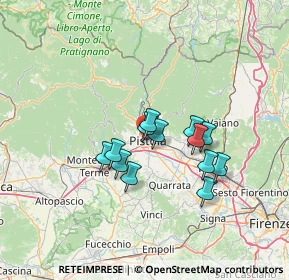 Mappa Via San Biaglo, 51100 Pistoia PT, Italia (10.53615)