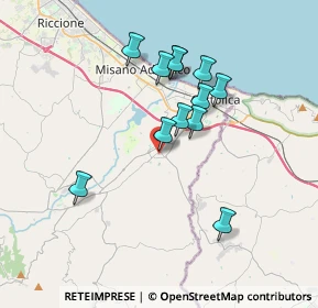 Mappa Via Siena, 47842 San Giovanni In Marignano RN, Italia (3.20417)