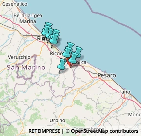 Mappa Via Siena, 47842 San Giovanni In Marignano RN, Italia (9.81636)