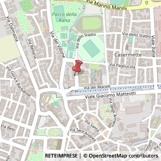 Mappa Via dello Stadio, 2, 51100 Pistoia, Pistoia (Toscana)
