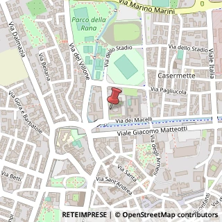 Mappa Via dello Stadio, 51100 Pistoia PT, Italia, 51100 Pistoia, Pistoia (Toscana)