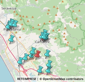 Mappa Piazza S. Bernardino da Siena, 55040 Camaiore LU, Italia (4.2965)