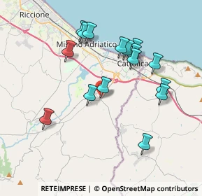 Mappa Piazza Silvagni, 47842 San Giovanni In Marignano RN, Italia (3.77688)