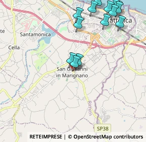 Mappa Piazza Silvagni, 47842 San Giovanni In Marignano RN, Italia (2.55)