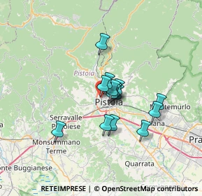 Mappa Via Lunga, 51100 Pistoia PT, Italia (4.74071)