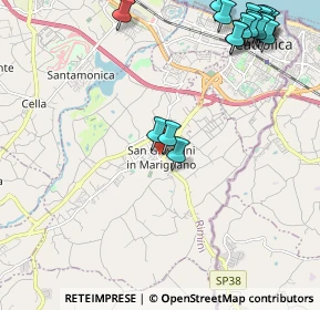Mappa Via Roma, 47842 San Giovanni In Marignano RN, Italia (2.999)