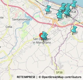 Mappa Via R. Fabro, 47842 San Giovanni In Marignano RN, Italia (2.6175)