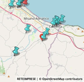 Mappa Via R. Fabro, 47842 San Giovanni In Marignano RN, Italia (5.9875)