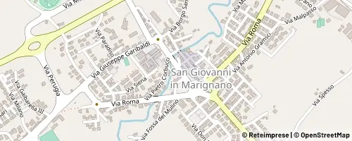 Mappa San Giovanni in Marignano