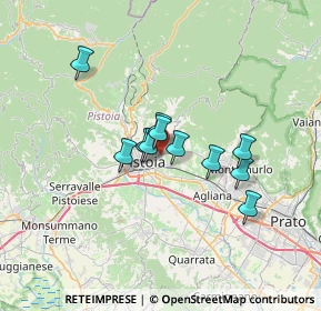 Mappa Via Sestini angolo, 51100 Pistoia PT, Italia (4.97727)