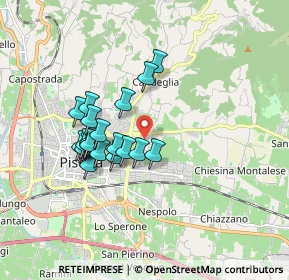 Mappa Via Sestini angolo, 51100 Pistoia PT, Italia (1.5095)