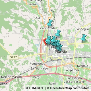 Mappa Via dei Cipressi, 51100 Pistoia PT, Italia (1.13909)