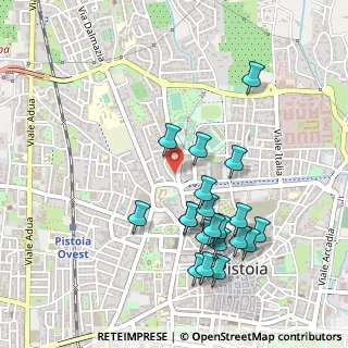 Mappa Via del Villone, 51100 Pistoia PT, Italia (0.5115)