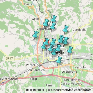 Mappa Via Don Bosco, 51100 Pistoia PT, Italia (1.3665)