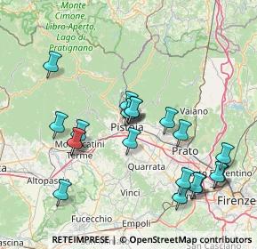 Mappa Via Alberto Chiappelli, 51100 Pistoia PT, Italia (16.1465)