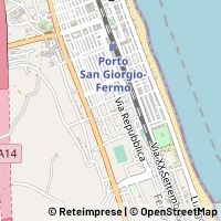 Kartta Porto San Giorgio