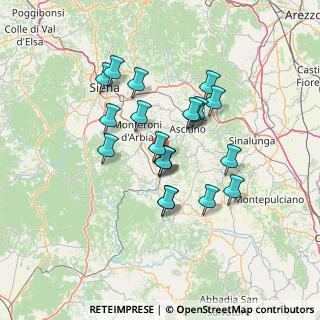 Mappa Località Serravalle, 53014 Monteroni D'arbia SI, Italia (11.8335)