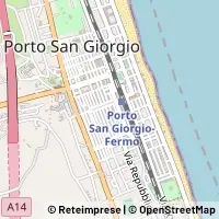 Kaart Porto San Giorgio