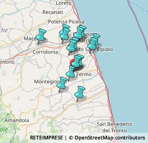 Mappa Contrada Campiglione, 63900 Campiglione FM, Italia (9.448)