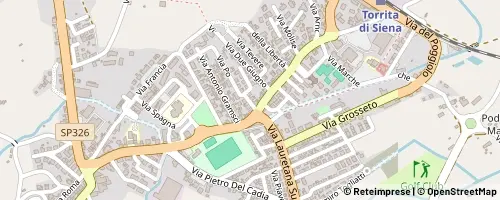 Mappa Torrita di Siena