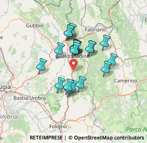 Mappa Via Flaminia Sud, 06025 Nocera Umbra PG, Italia (10.829)