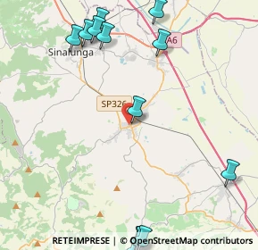 Mappa Via Giuseppe Mazzini, 53049 Torrita di Siena SI, Italia (6.09692)