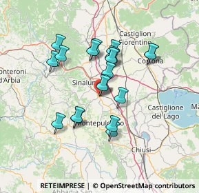 Mappa Via Giuseppe Mazzini, 53049 Torrita di Siena SI, Italia (12.018)