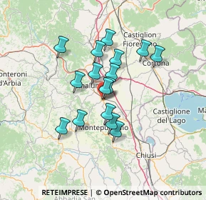 Mappa Via Giuseppe Mazzini, 53049 Torrita di Siena SI, Italia (10.97188)