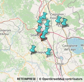 Mappa Via Giuseppe Mazzini, 53049 Torrita di Siena SI, Italia (10.83462)