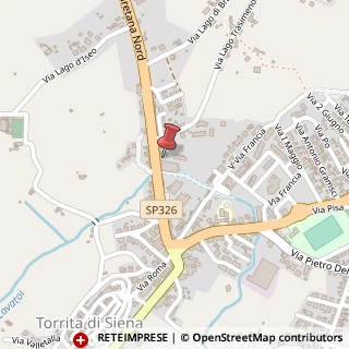 Mappa Via Lauretana Nord, 66, 53049 Torrita di Siena, Siena (Toscana)